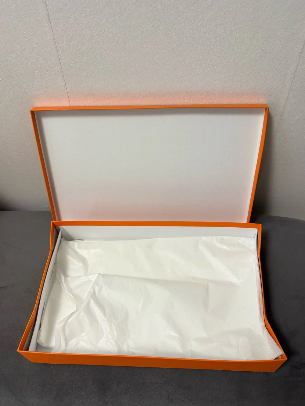 Hermes Orange Storage Box 13.25x9.5”x3”